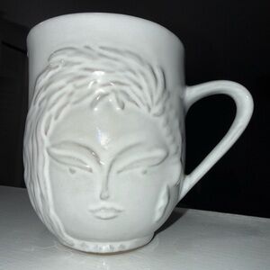 Rare Jonathan Adler Utopia Two Face Mug